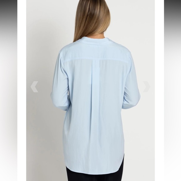 Mela Purdie Women’s Mache Single Pocket Buttoned Shirt In Bluewash  Size 12, M - Picture 3 of 16